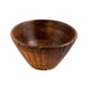 Serving Bowl - Wooden - Ribbed - Single Piece Online