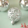 Gift Silver Christmas Tree Ornaments - Assorted - Set Of 24