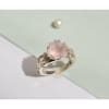 Silver Ring - Rose Quartz - Single Piece Online