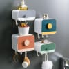 Soap Holder With Hooks - Double Layered - Single Piece Online