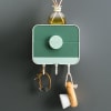 Soap Holder With Hooks - Double Layered - Single Piece Online