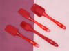 Gift Spatula - Silicone - Red - Set Of 4