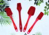 Shop Spatula - Silicone - Red - Set Of 4