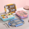 Spill-Proof 4 Grid Lunch Box - Assorted - Single Piece Online