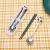 Gift Spoon And Chopsticks Set With Case - Assorted - Single Piece