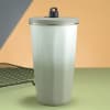 Stainless Steel Tumbler With Straw - Grey - Single Piece Online