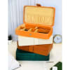 Storage Box - 6 Compartments - Leather - Single Piece Online