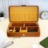 Storage Box - 6 Compartments - Leather - Single Piece Online