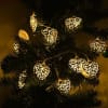 Gift String Lights - Heart - Metal - Gold