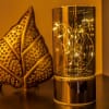 Table Lamp With Fairy Lights - Glass - Mirror Silver - Single Piece Online