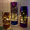 Table Lamp With Fairy Lights - Glass - Rainbow - Single Piece Online