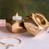 Tealight Holder - Solid Gold - Square - Single Piece Online