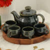 Teapot And Cup Set With Serving Tray - Ceramic Online