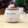 Gift The Cats Favourite Mug With Lid And Spoon - Assorted