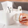 Gift Tissue Box With Organizer And Phone Holder - Single Piece