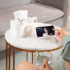 Tissue Box With Organizer And Phone Holder - Single Piece Online