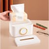 Tissue Box With Organizer And Phone Holder - Single Piece Online