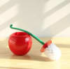 Shop Toilet Brush With Holder - Cherry Shaped - Single Piece