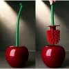 Toilet Brush With Holder - Cherry Shaped - Single Piece Online