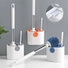 Toilet Brush With Holder - Two Brushes - Single Piece Online