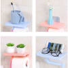 Toilet Paper Holder With Organizer - Plastic - Single Piece Online