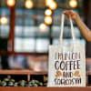 Tote Bag - I Run On Coffee And Sarcasm - Assorted - Single Piece Online