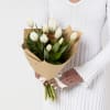 Gift Tulip Bouquet - White