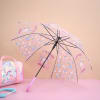 Gift Unicorn Transparent Long Umbrella - Assorted - Single Piece