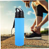 Shop Water Bottle Collapsible - Blue - Silicone - 550ml - Single Piece