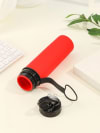 Buy Water Bottle Collapsible - Red - Silicone - 550ml - Single Piece