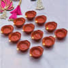 Shop Water Sensor Diya - Set Of 6