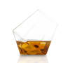 Gift Whiskey Glasses - Diamond - Tilted - Set Of 2