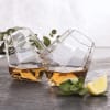 Whiskey Glasses - Diamond - Tilted - Set Of 2 Online