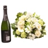 White bouquet with Cava Online