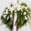 White Funeral Wreath Online