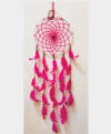 White Pink Dreamcatcher With Gold Beads - Big Online