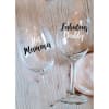 Wine Glasses - Hot Mamma And Fab Daddy - Set Of 2 Online