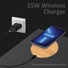 Buy Wireless Bamboo Charger - Round - Single Piece