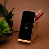 Wireless Charger With USB Port And Pen Stand - Single Piece Online