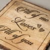 Shop Wooden Plaque - All Of Me Loves All Of You - Single Piece