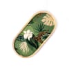 Shop Wooden Platter With Bowl - Jungle Green - Single Piece