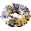 Wreath for funeral, blue-white Online