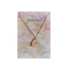 Buy Y2K Charm Pendant Gold Necklace - Glass Heart - Single Piece
