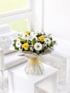 Yellow and White Hand Tied Online