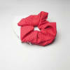 Gift Zipper Scrunchie - Reds With Dots