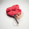 Zipper Scrunchie - Reds With Dots Online