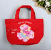 Gift Zodiac Star - Personalized Red Canvas Tote Bag - Gemini