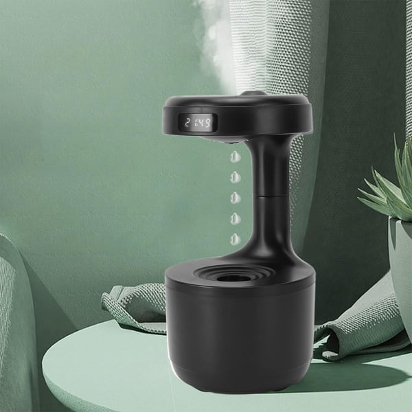 Anti-Gravity Water Droplet Humidifier - Black - Single Piece