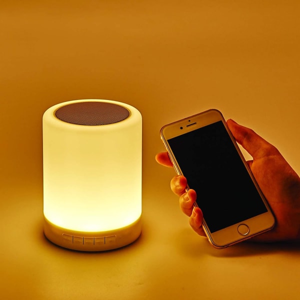 Bluetooth Speaker With Smart Colour Changing Touch Mode And Lamp LED Light