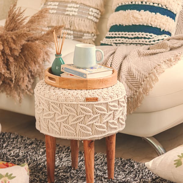 Boho Handcrafted Stool